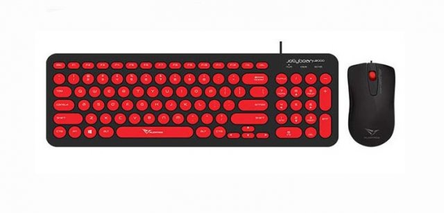 Računarske periferije i oprema - POWERLOGIC JELLYBEAN U2000 B.RED TASTATURA+MIS - Avalon ltd